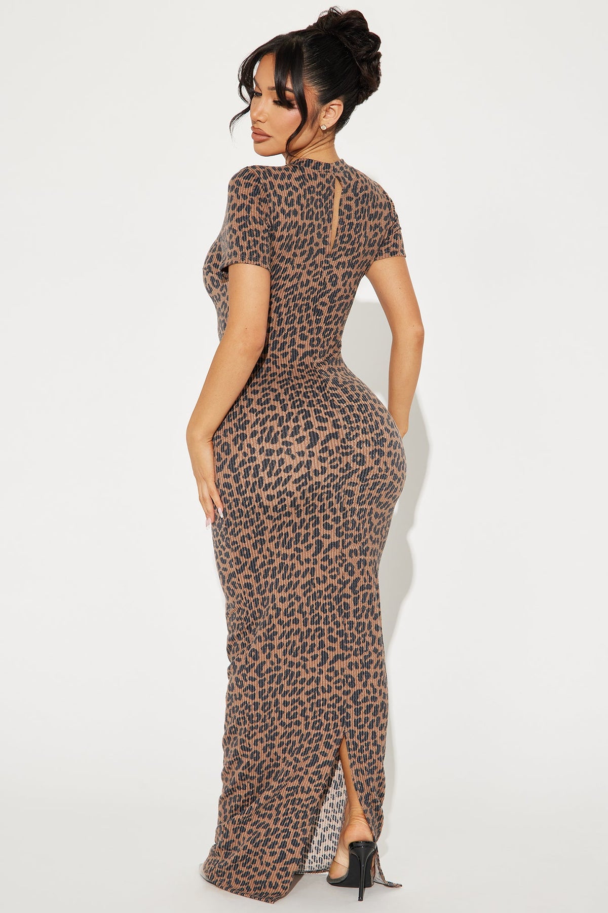 Brenda Leopard Maxi Dress - Leopard.
