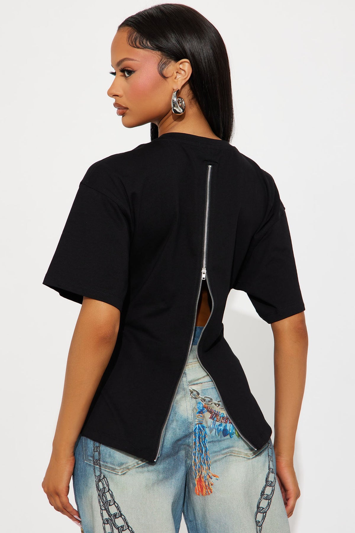 Jayden Fitted T-Shirt - Black.