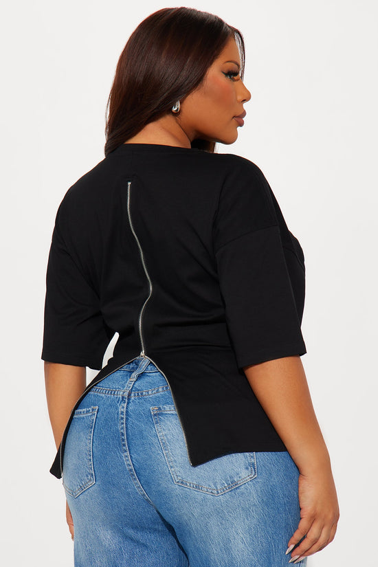 Jayden Fitted T-Shirt - Black.