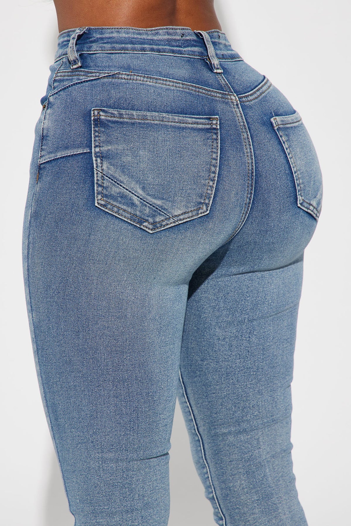 Gemma Sculpting Stretch Flare Jeans - Vintage Wash.