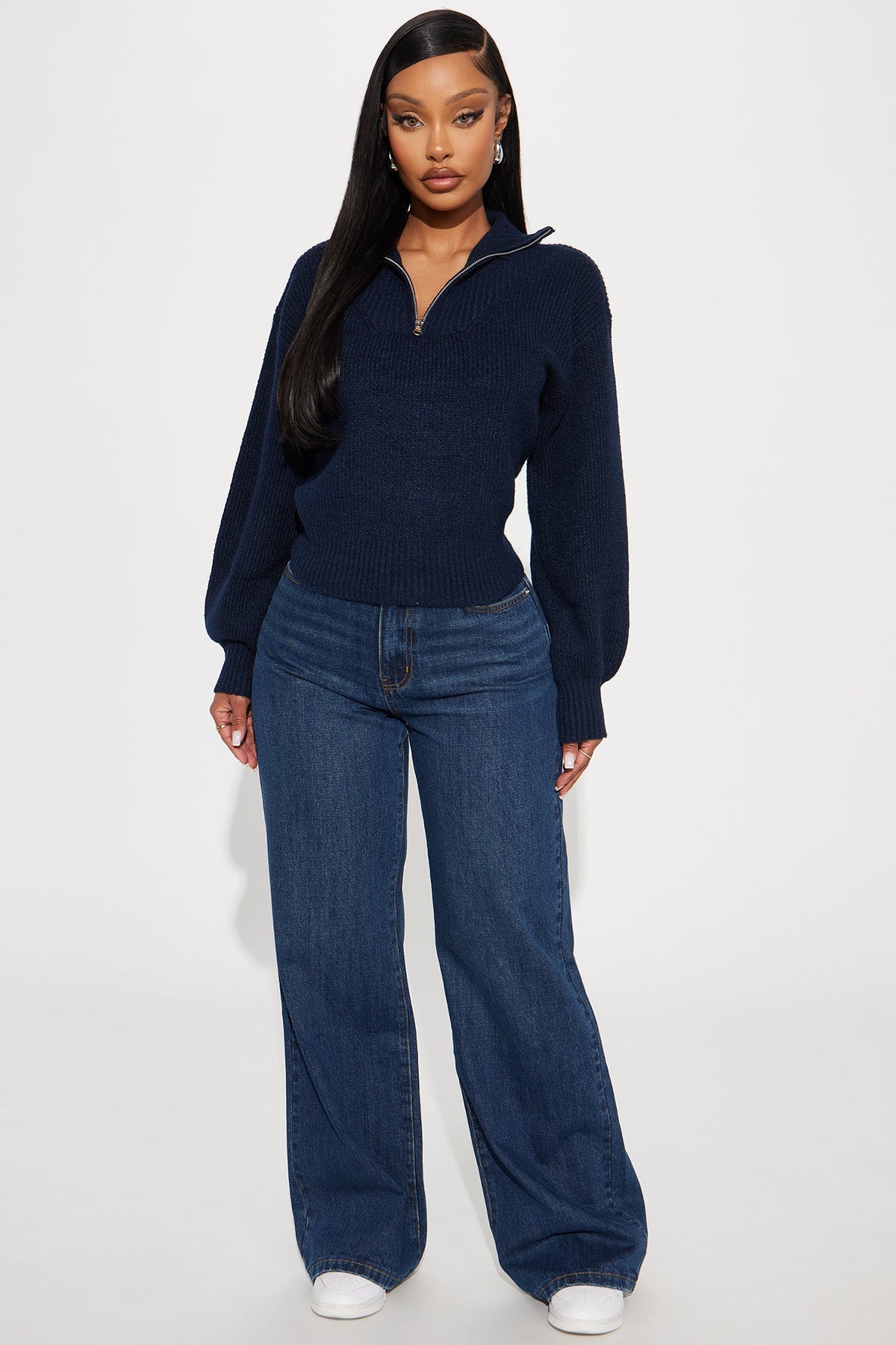 Tell Me About It Sweater - Navy.
