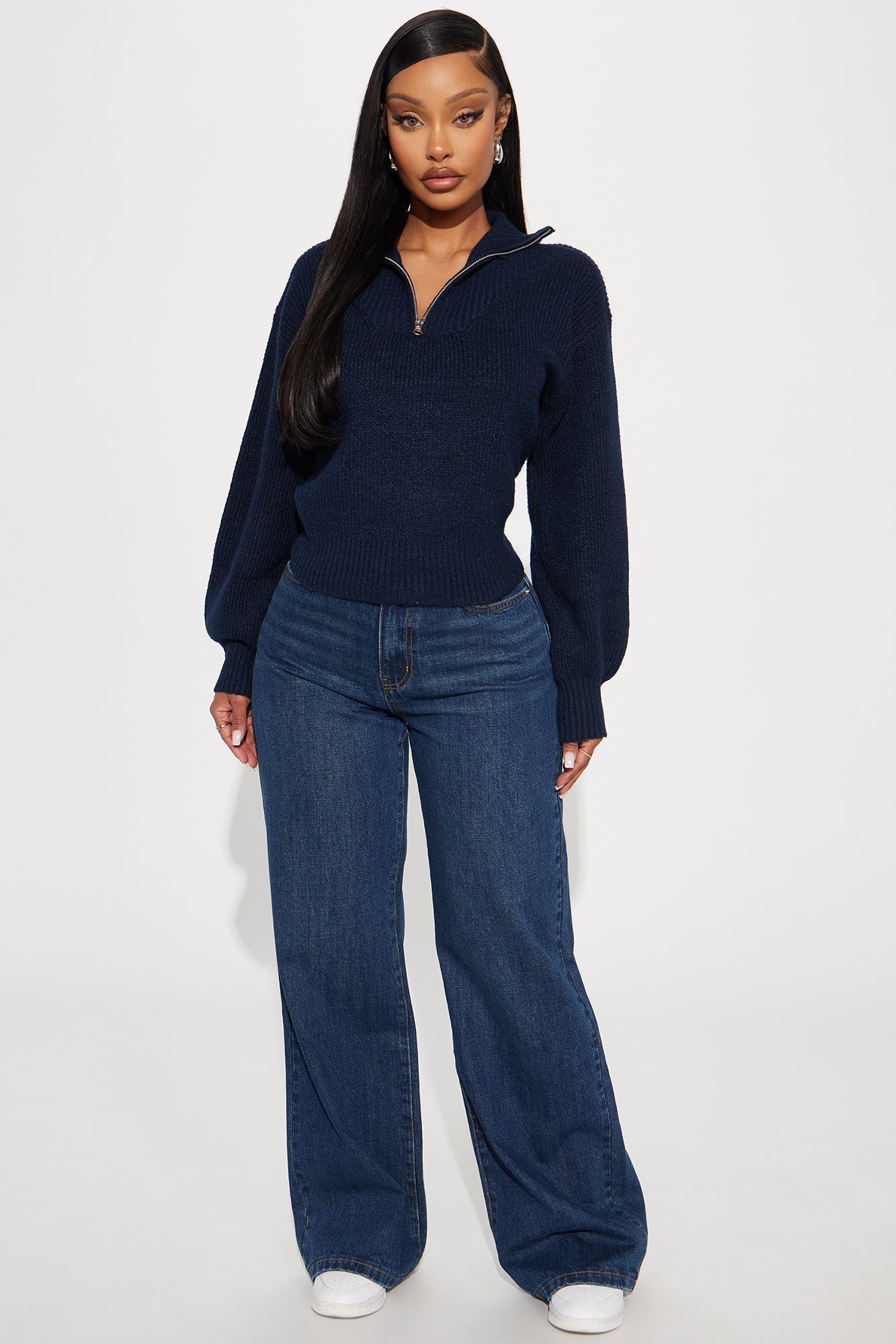 Tell Me About It Sweater - Navy.