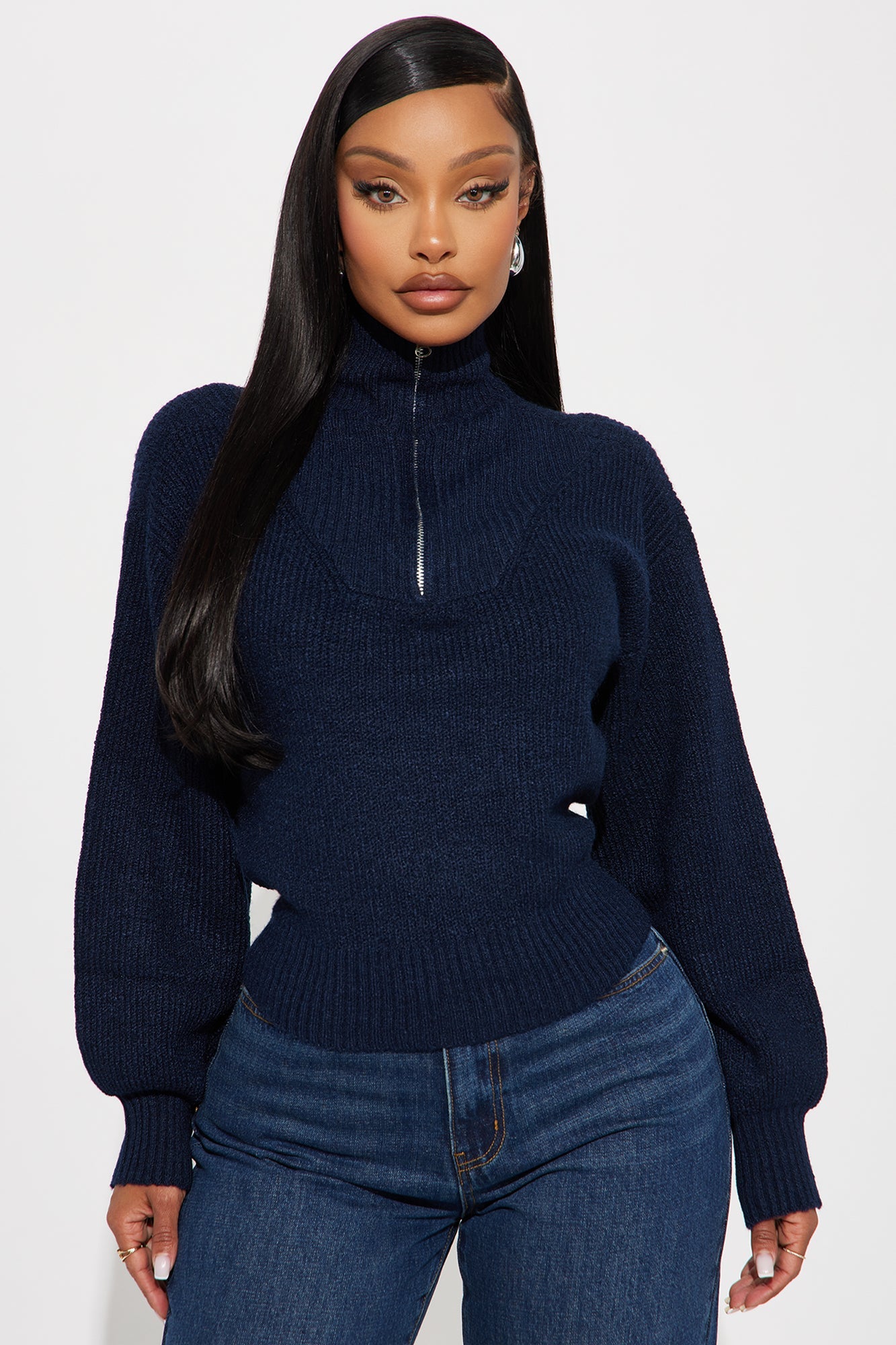 Tell Me About It Sweater - Navy.
