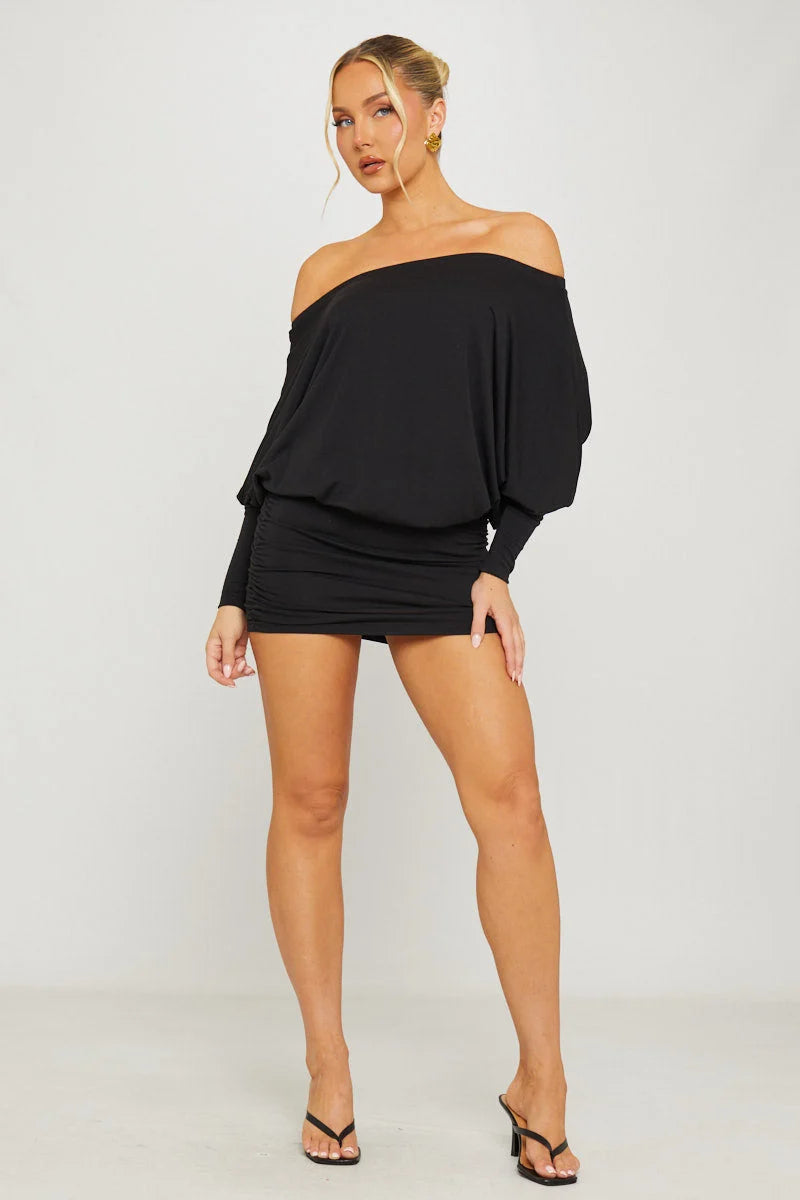 Élise Off-Shoulder Mini Dress