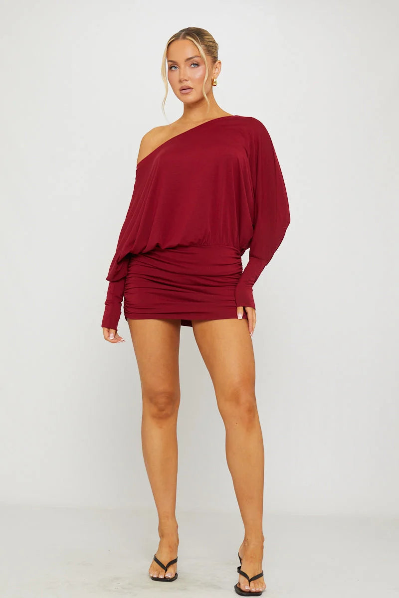 Élise Off-Shoulder Mini Dress