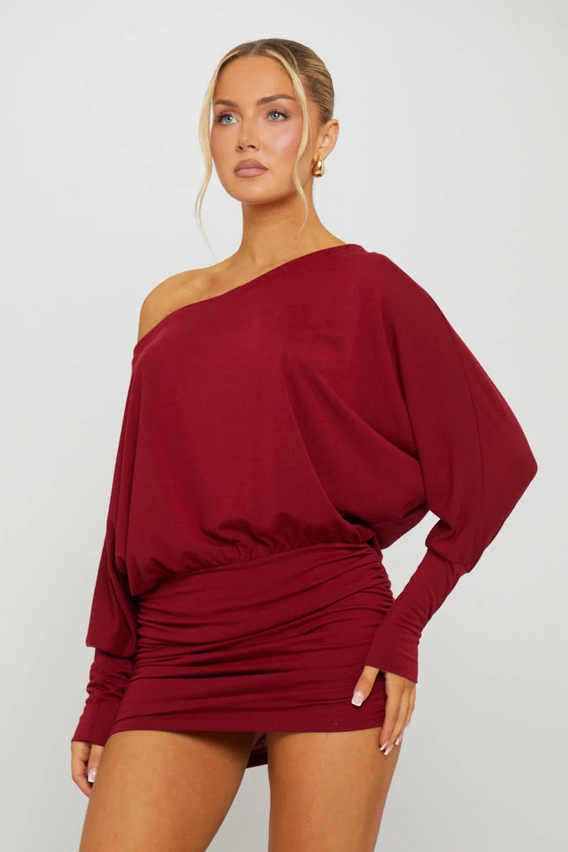 Élise Off-Shoulder Mini Dress