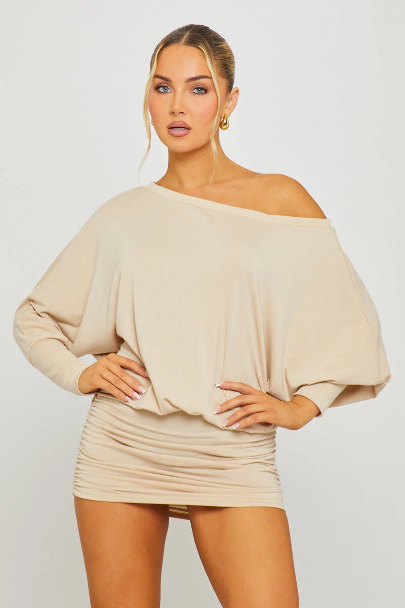 Élise Off-Shoulder Mini Dress