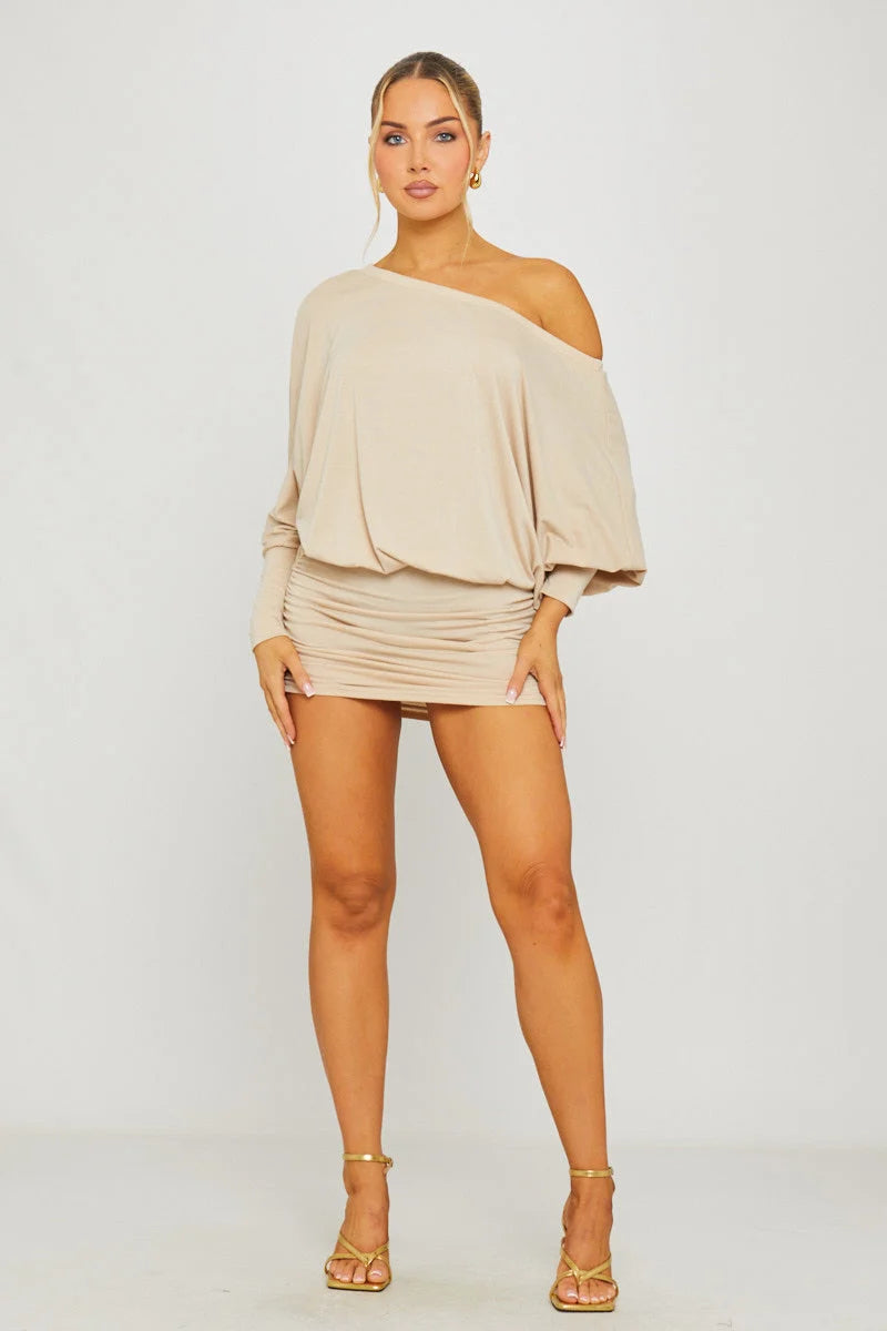 Élise Off-Shoulder Mini Dress