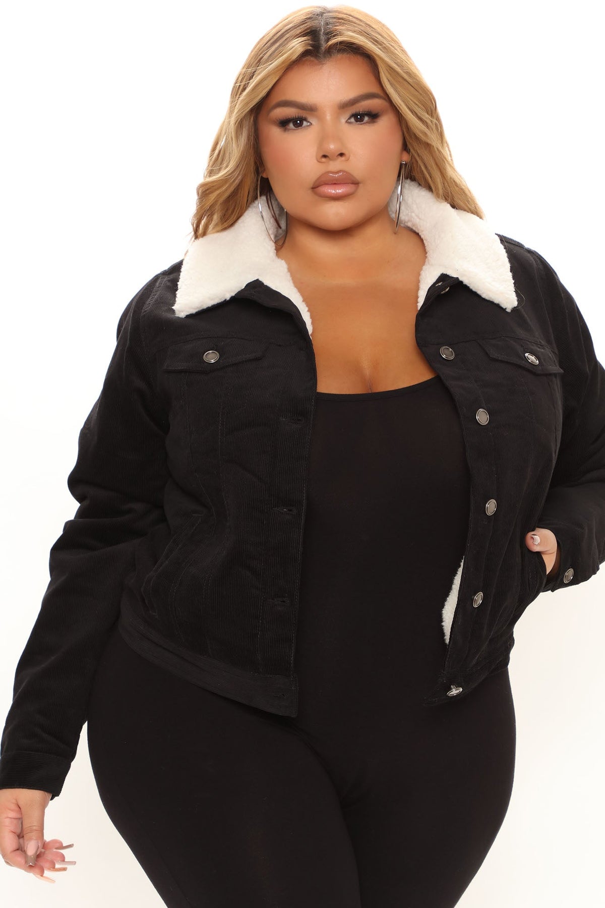 Can It Be Corduroy Jacket - Black.