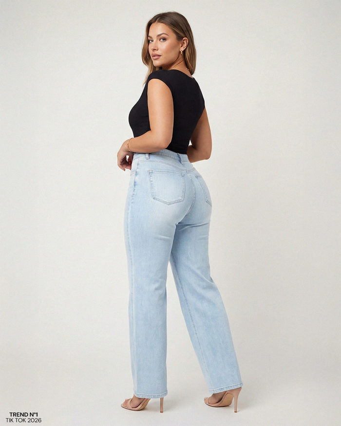 BBL Magic Shyana jeans with a mid-rise fit