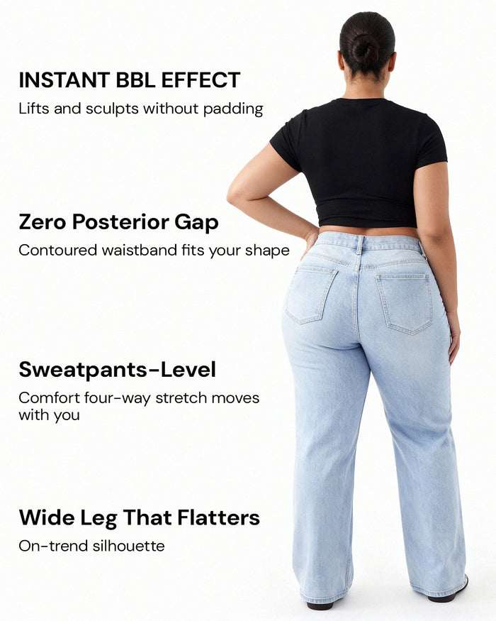 BBL Magic Shyana jeans with a mid-rise fit