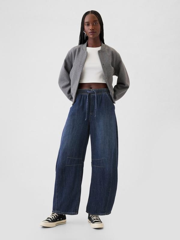 Women's Mid Rise Easy Horseshoe Jeans