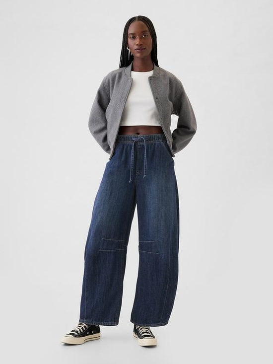 Women's Mid Rise Easy Horseshoe Jeans