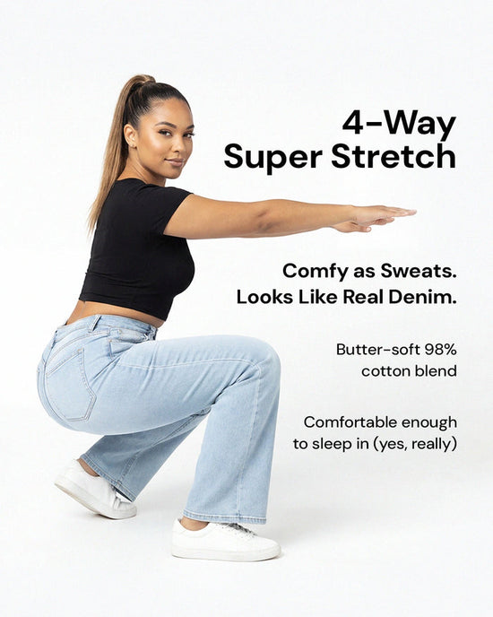 BBL Magic Shyana jeans with a mid-rise fit