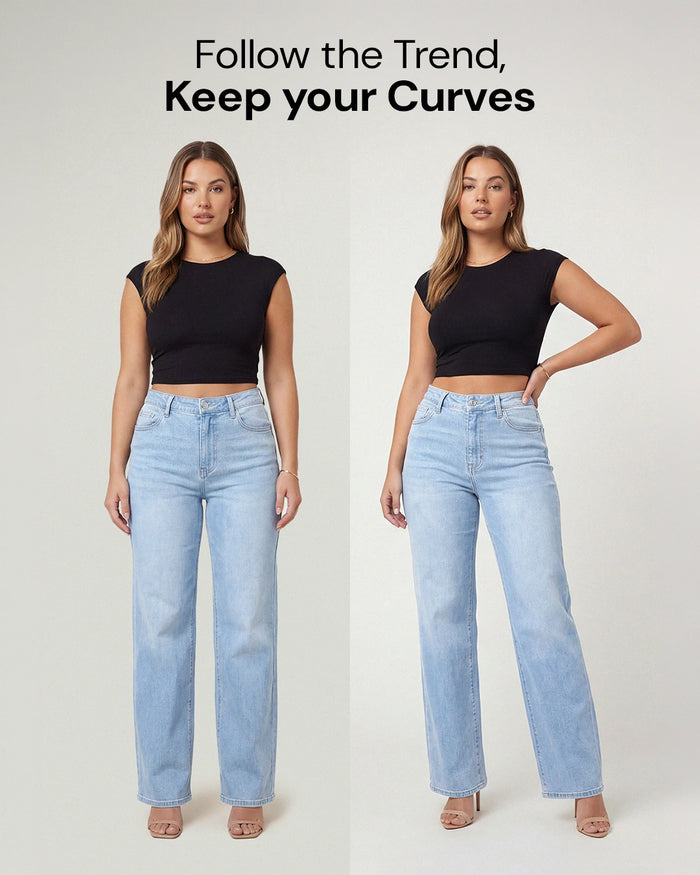 BBL Magic Shyana jeans with a mid-rise fit