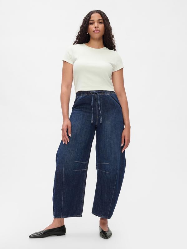 Women's Mid Rise Easy Horseshoe Jeans