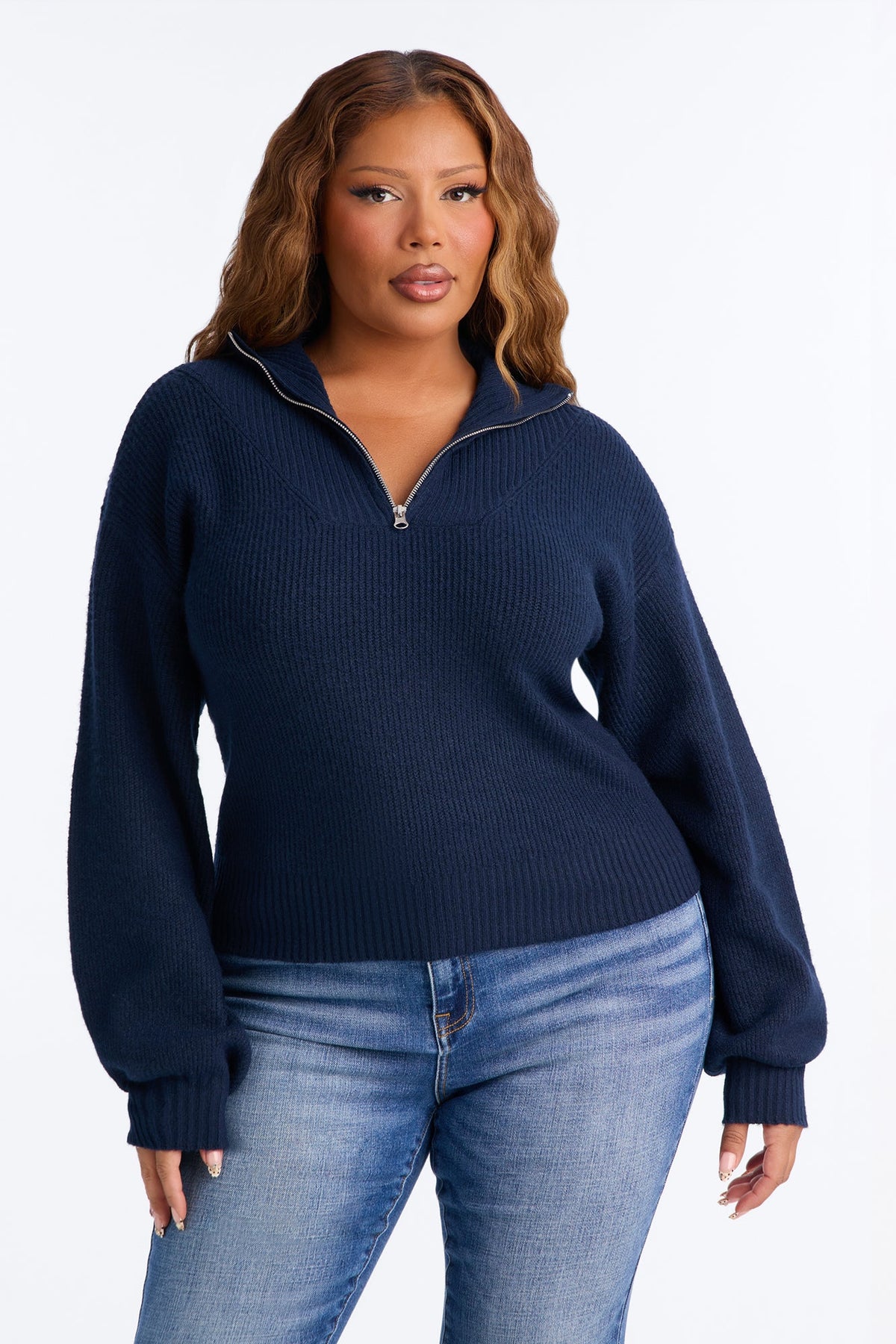Tell Me About It Sweater - Navy.