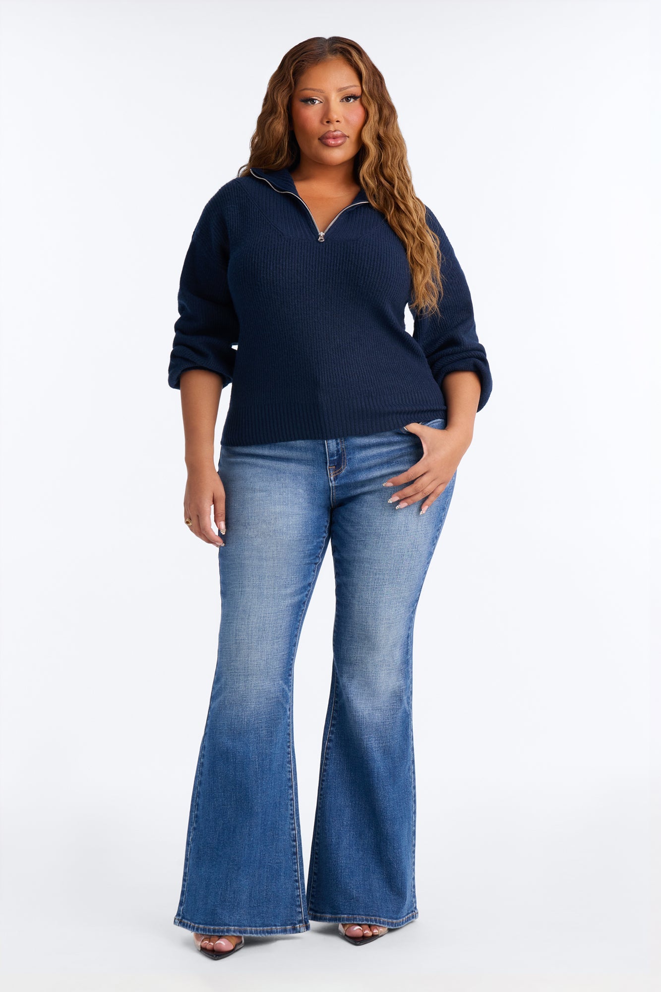 Tell Me About It Sweater - Navy.