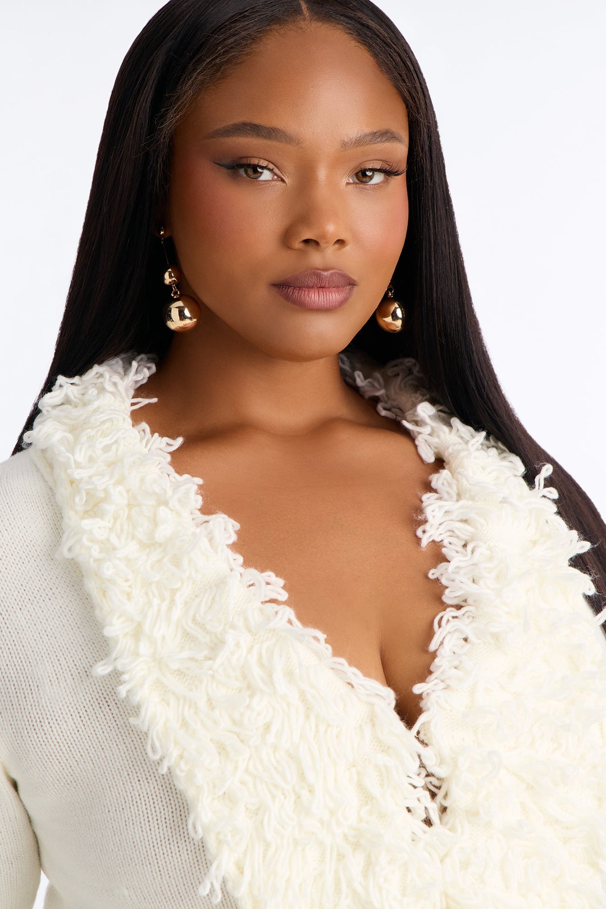 Not Today Fringe Cardigan - Ivory.