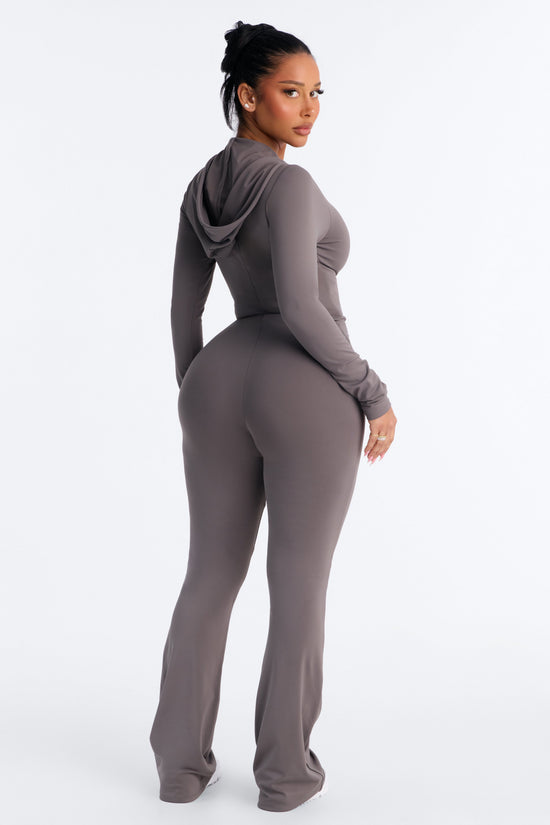 Mono Luna Zip Up - Carbón.
