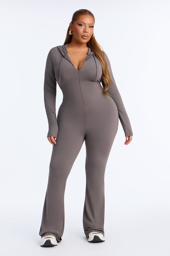 Mono Luna Zip Up - Carbón.