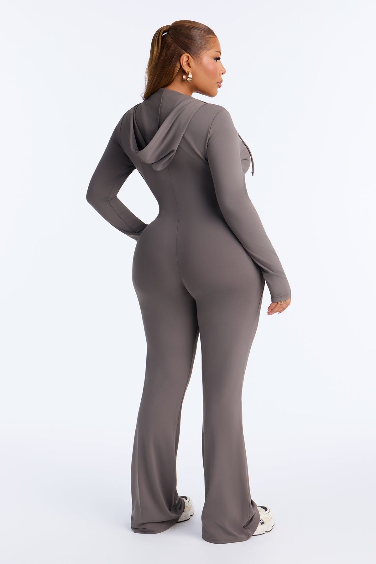 Mono Luna Zip Up - Carbón.