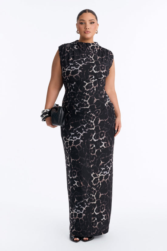 Dinner Date Corset Maxi Dress Set - Black/combo.