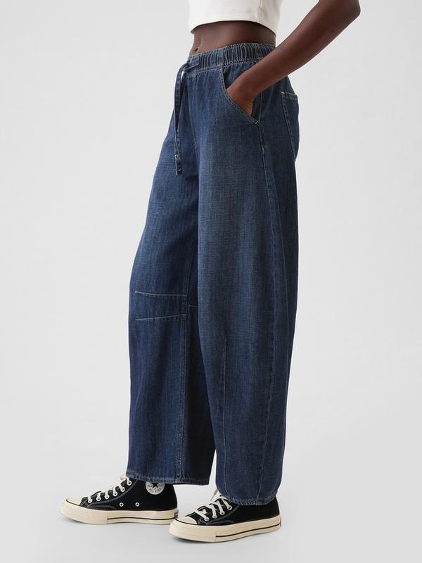 Women's Mid Rise Easy Horseshoe Jeans